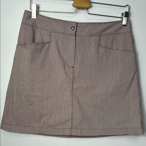Annika Cutter and Buck Gingham Golf Skort